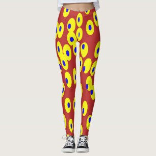 Multicolor-abstrakte Leggings "Ratti_Creative_Arts