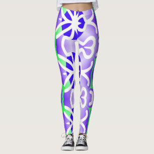 Multicolor-abstrakte Leggings "Ratti_Creative_Arts