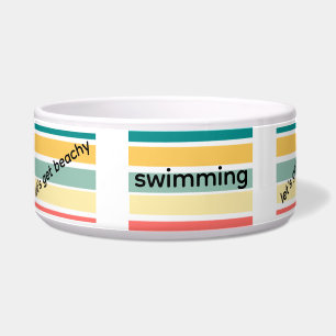 Multicolor, Badestrasse als Trinket Napf