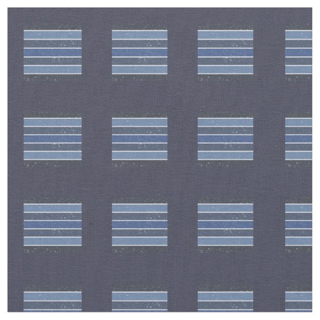Multicolor Blue Stripe Stoff (Nahaufnahme)