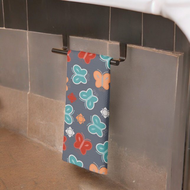 Multicolor Butterfly Geschirrtuch (Kitchen Towel)