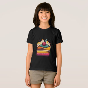 Multicolor Cake Design Bella+Leinwand Tri-Blend Shirt