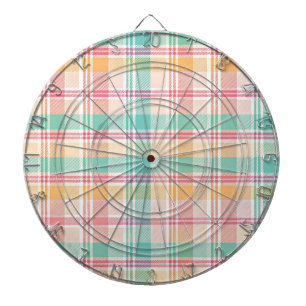 Multicolor Checkered Kariert Dartscheibe