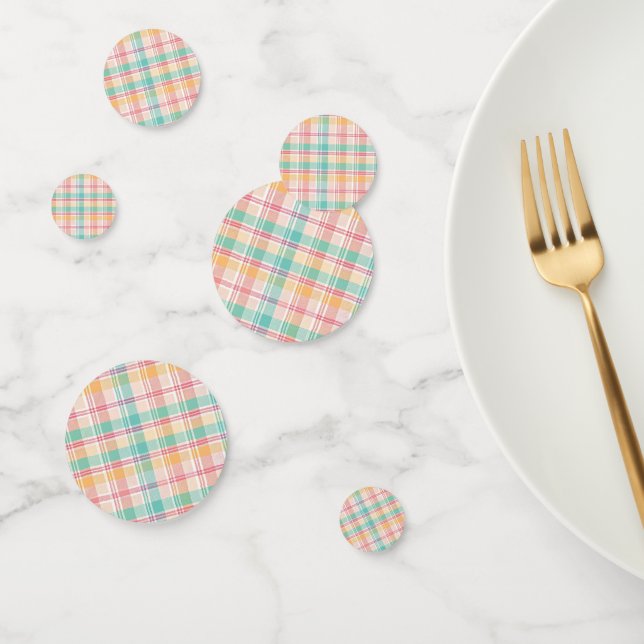 Multicolor Checkered Kariert Konfetti (Gruppe)