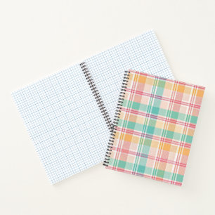 Multicolor Checkered Kariert Notizbuch
