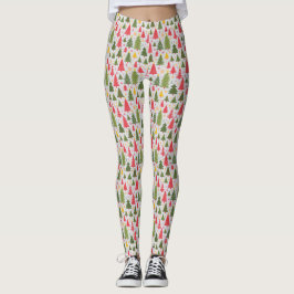 Multicolor Christmas Tree Leggings