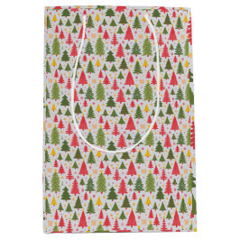 Multicolor Christmas Tree Mittlere Geschenktüte