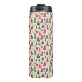 Multicolor Christmas Tree Thermosbecher