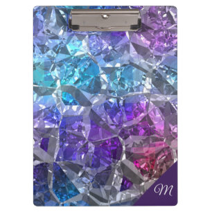 Multicolor Crystal Klemmbrett