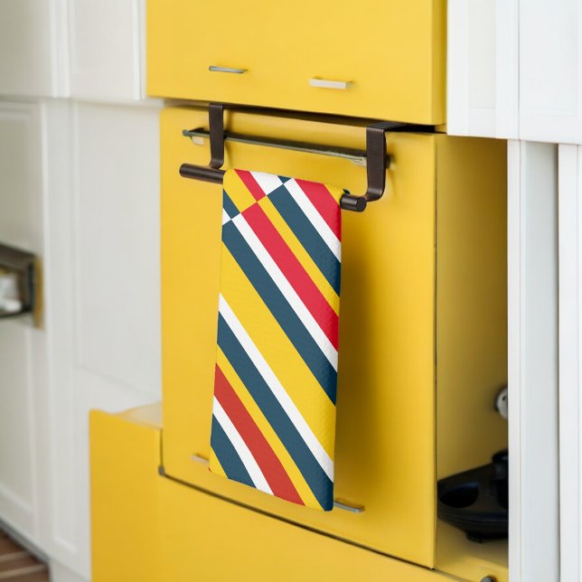 Multicolor Diagonale Streifen Geschirrtuch (Kitchen Towel)