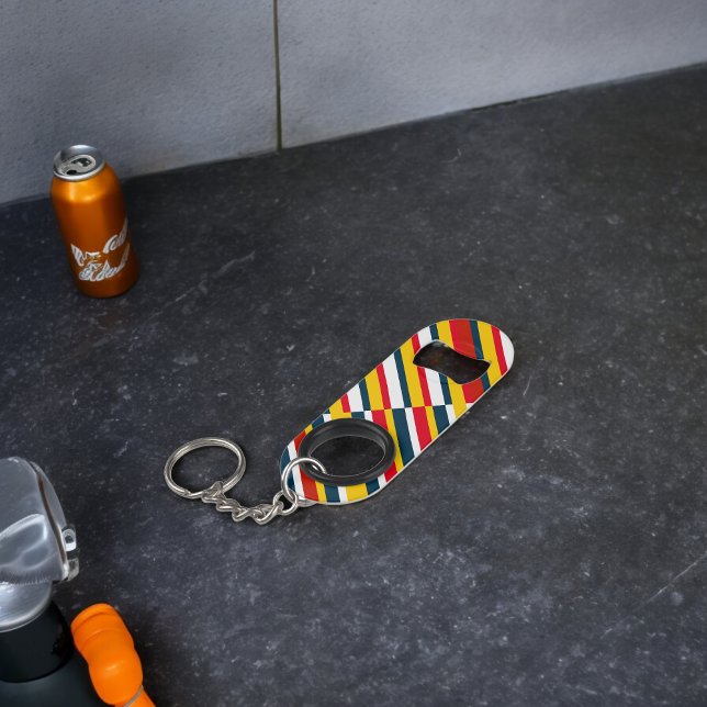 Multicolor Diagonale Streifen Mini Flaschenöffner (Bottle Openers)