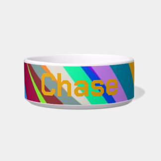 Multicolor-Diagonalmuster Napf