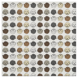 Multicolor-Doodhunde Stoff