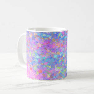 Multicolor Dot Art Kaffeetasse