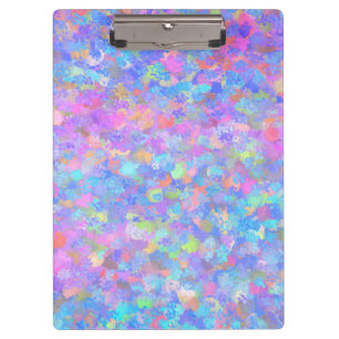 Multicolor Dot Art Klemmbrett