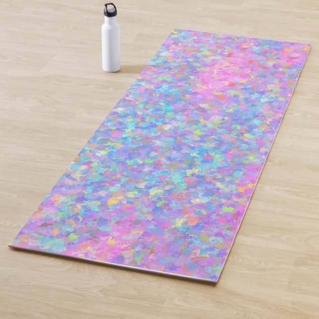 Multicolor Dot Art Yogamatte (Beispiel)
