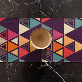 Multicolor-Dreieck-Schnittplatine Großer Tischläufer