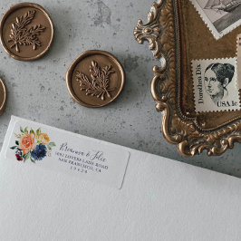 Multicolor Elegante Rücksendeadresse