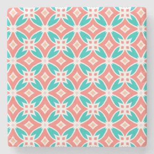Multicolor-Ethno-Muster Steinuntersetzer