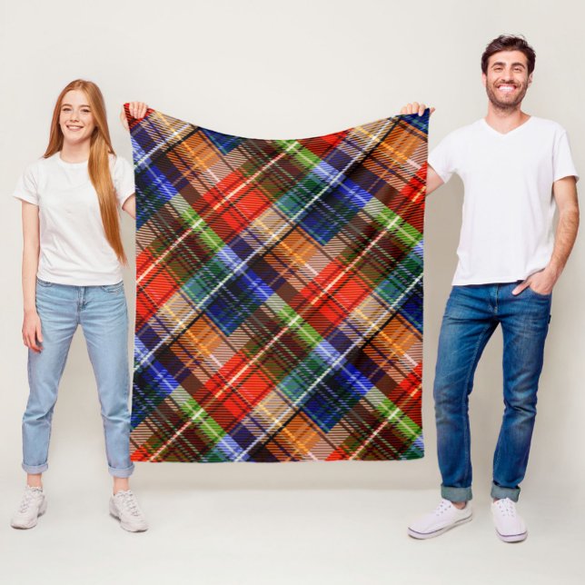 Multicolor Flannel Kariert Tartan Muster Fleecedecke (Von Creator hochgeladen)