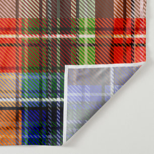 Multicolor Flannel Kariert Tartan Muster Stoff