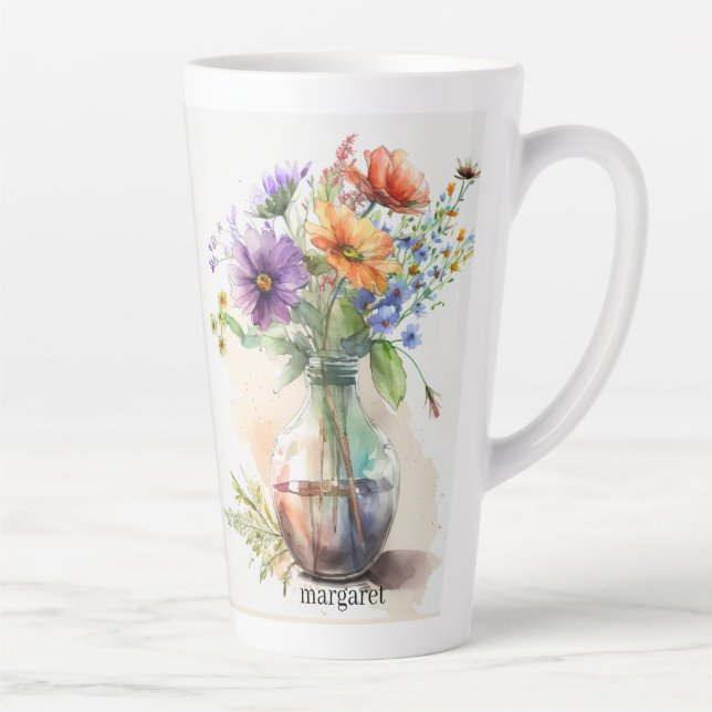 Multicolor Florals #8 Milchtasse (Rechts)