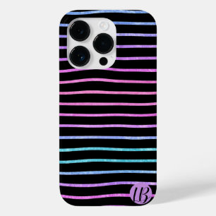 Multicolor Foil Streifen Personalisiertes Telefong Case-Mate iPhone 14 Pro Hülle