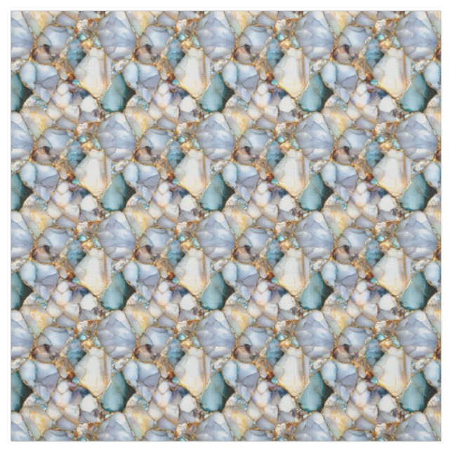 Multicolor Gemstones Stoff (Muster)