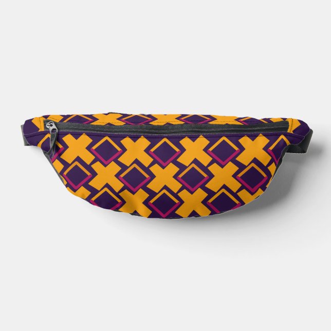 Multicolor Geometric Fanny Pack Bauchtasche (Ablage )