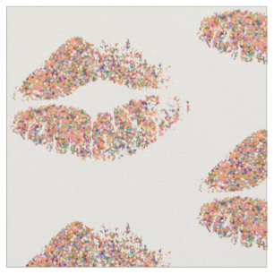 Multicolor Glitzer Lips #25 Stoff
