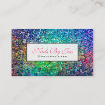 Multicolor Glitzer Textur