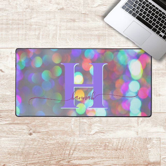 Multicolor Glitzern Desk Mat Schreibtischunterlage (Von Creator hochgeladen)