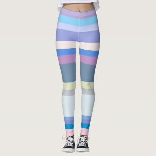 Multicolor grün/grau/beige/rosa/Lila/blau Leggings