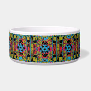 Multicolor-Hundeschale - Regenbogen gestrichen Napf