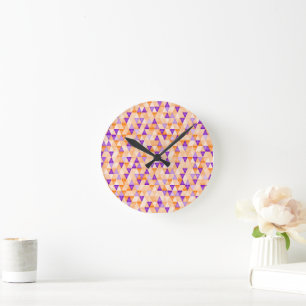 Multicolor I Runde Wanduhr