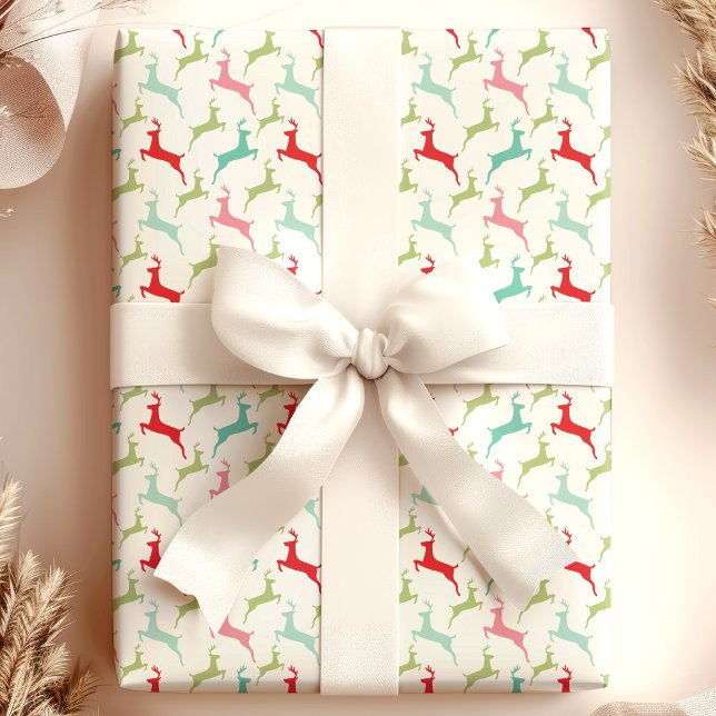 Multicolor Jumping Dei Christmas Geschenkpapier (Von Creator hochgeladen)