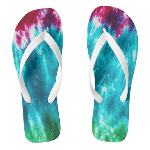Multicolor-Krawatte Flip Flops
