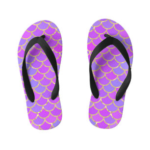 Multicolor Mermaid Scales Kinderbadesandalen