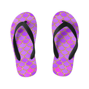 Multicolor Mermaid Scales Kinderbadesandalen