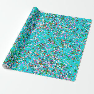 Multicolor Mosaic Modern Grit Glitzer #7 Geschenkpapier