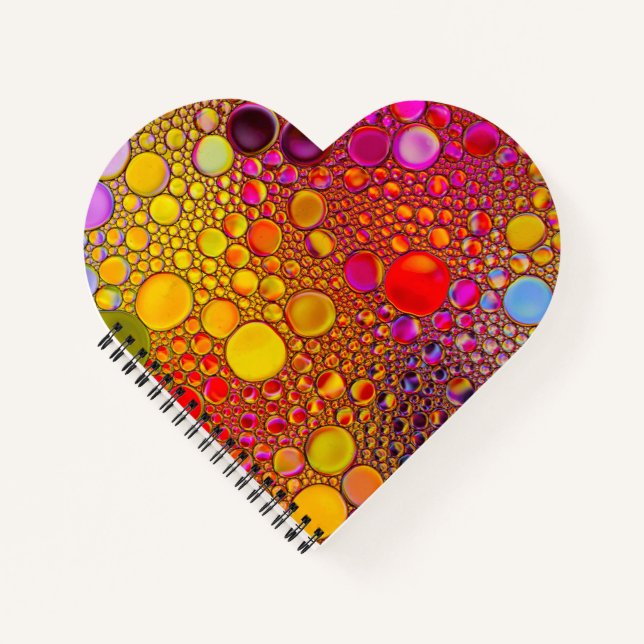 Multicolor-Muster-Notebook Notizbuch (Vorderseite)