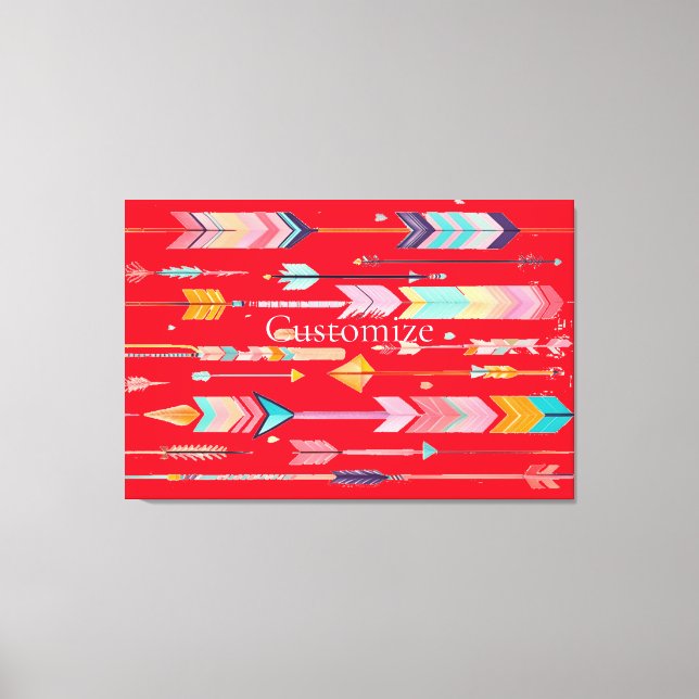 Multicolor-Muster Thunder_Cove Leinwanddruck (Vorderseite)