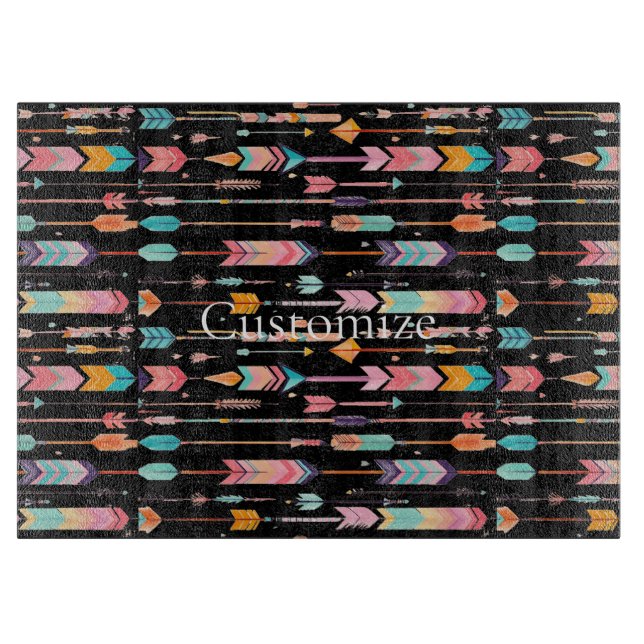 Multicolor-Muster Thunder_Cove Schneidebrett (Vorderseite)