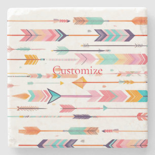 Multicolor-Muster Thunder_Cove Steinuntersetzer