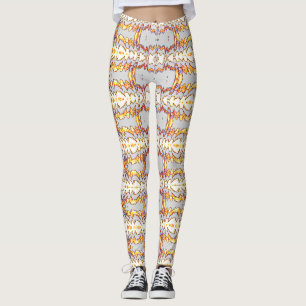 Multicolor-nahtloses Muster "Ratti_Creative_Arts" Leggings