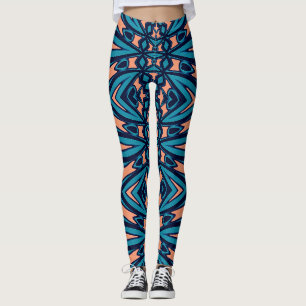 Multicolor-nahtloses Muster "Ratti_Creative_Arts" Leggings