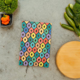 Multicolor Ogee Muster Geschirrtuch