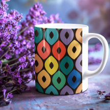 Multicolor Ogee Muster