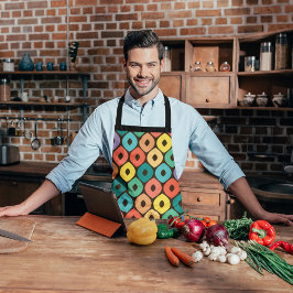 Multicolor Ogee Muster Schürze