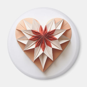 Multicolor-Origami-Herz Magnet